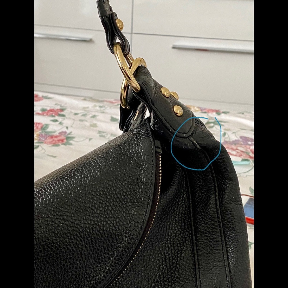 Onna Ehrlich Large Slouchy Leather Hobo Bag - Picture 10 of 13